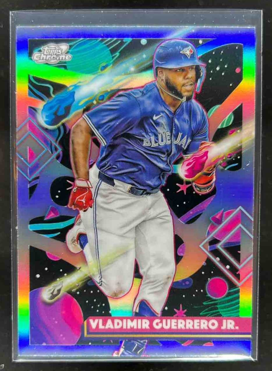 Card image for Vladimir Guerrero Jr. 2025 Topps Cosmic Chrome Refractor