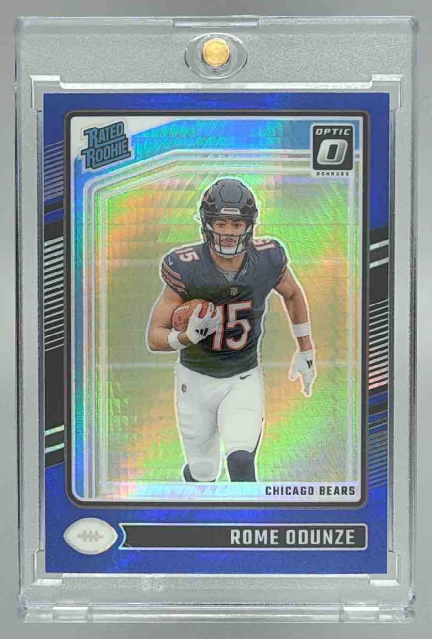Card image for 2024 Panini Donruss Optic Rome Odunze Holo #286 Rated Rookie Bears