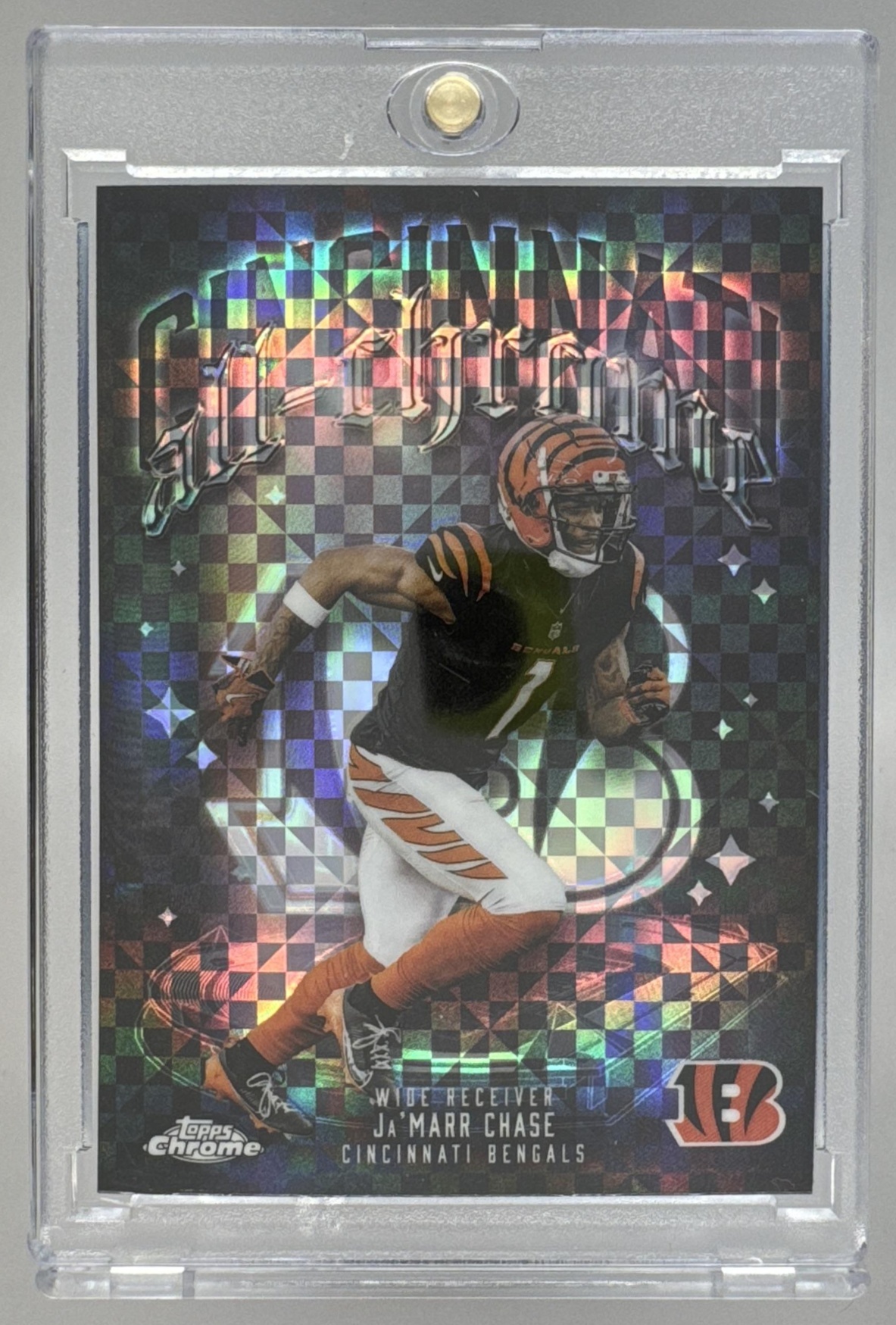 Card image for 2025 Topps Football Chrome Ja'Marr Chase All Team #ACT-5 Cincinnati Bengals