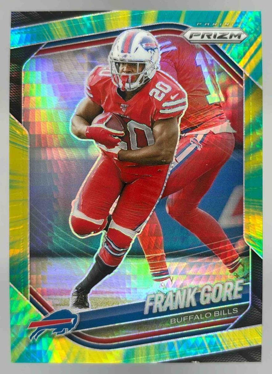 Card image for 2025 Panini Football Prizm Frank Gore Hyper /200 #140 Buffalo Bills