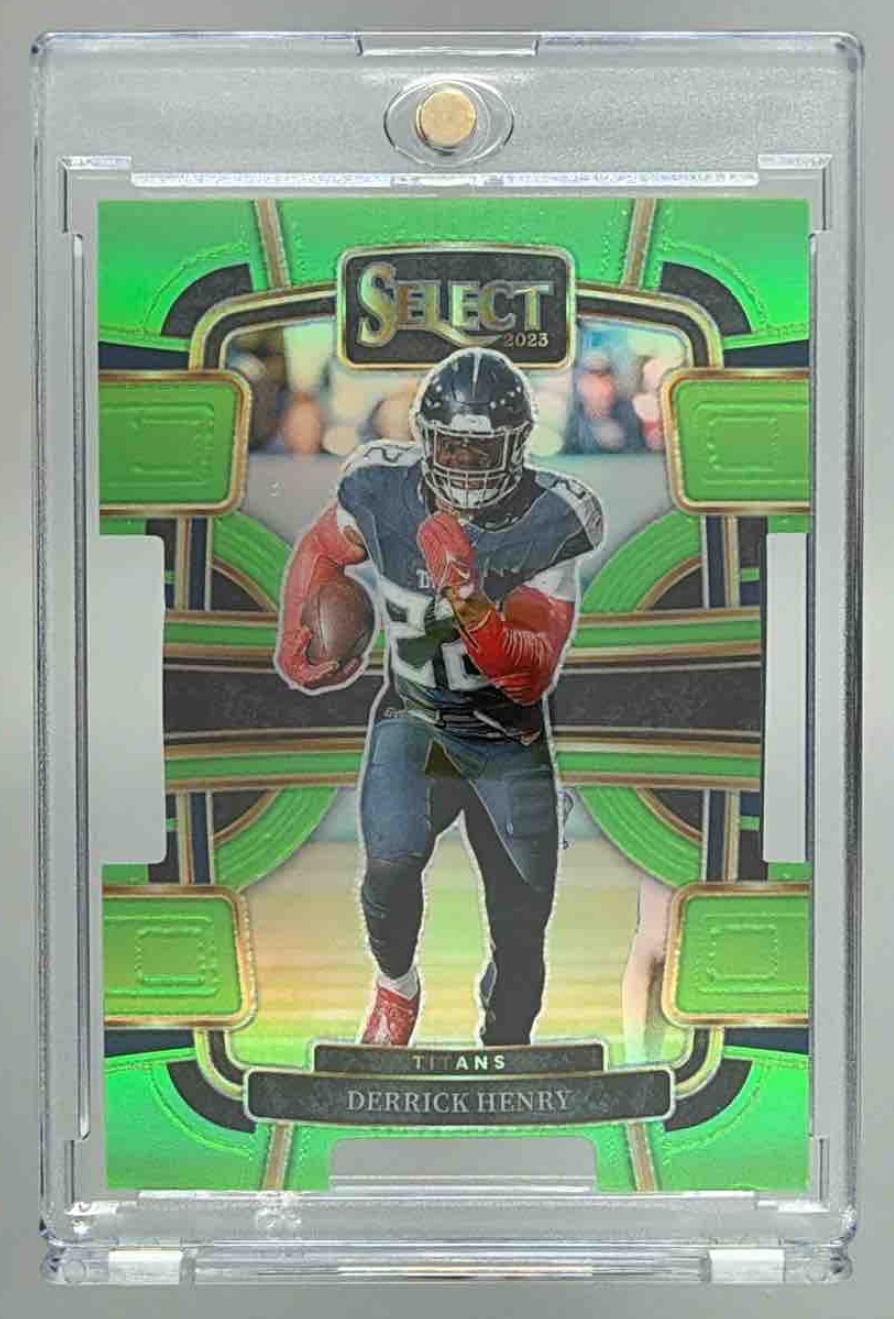 Card image for 2023 Panini Football Select Derrick Henry #95 Concourse Tennessee Titans