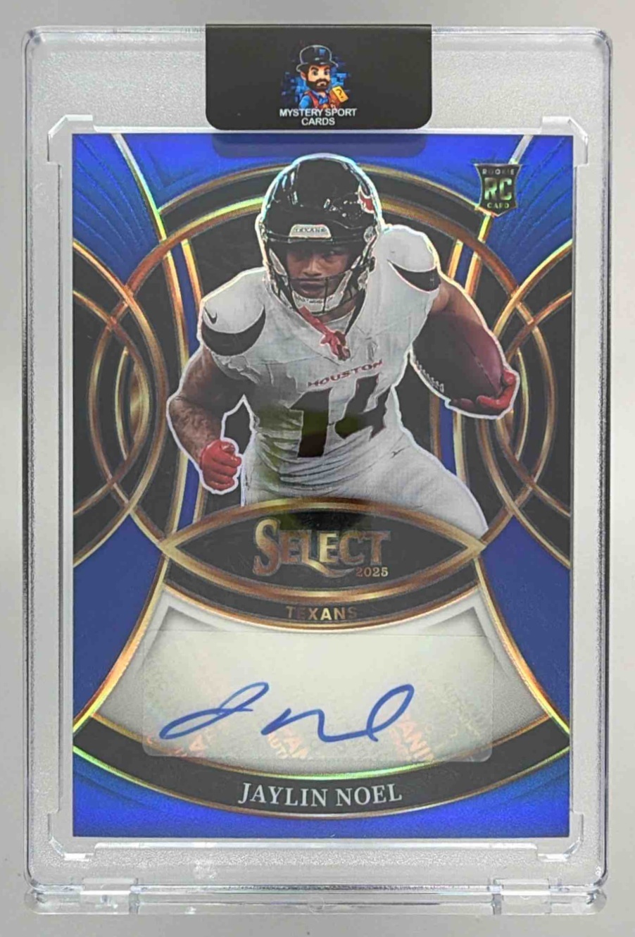 Card image for 2025 Panini Select Jaylin Noel Rookie Signatures Blue Prizm /149 #RSI-JNL Auto
