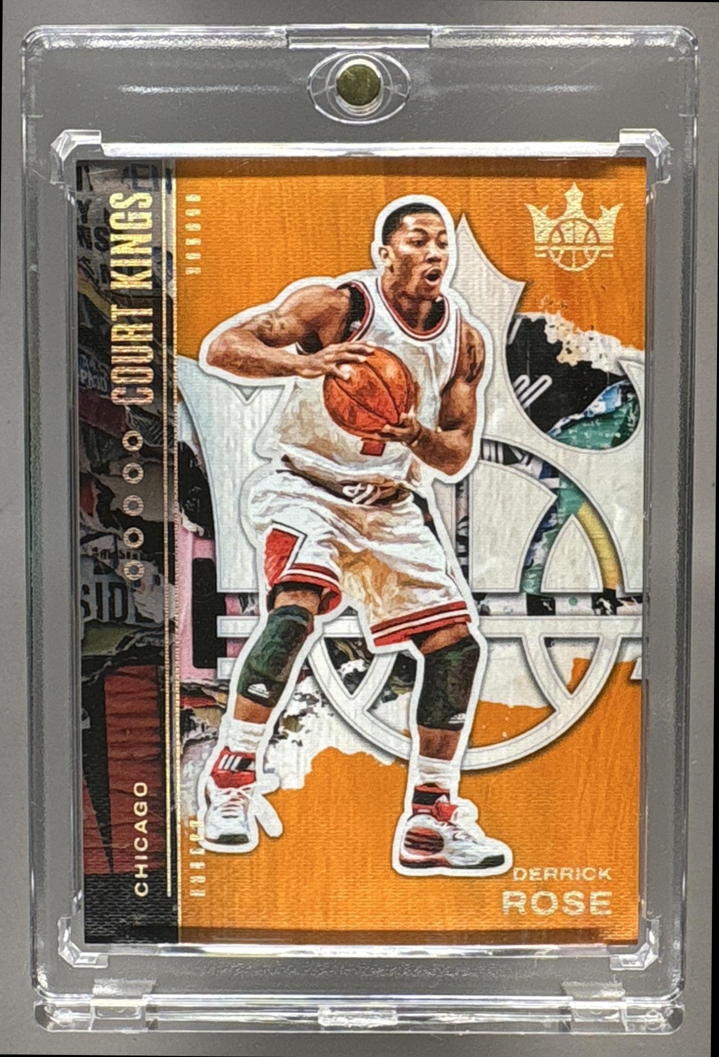2025-26 PANINI COURT KINGS DERRICK ROSE #87 AMBER 24/75 BULLS