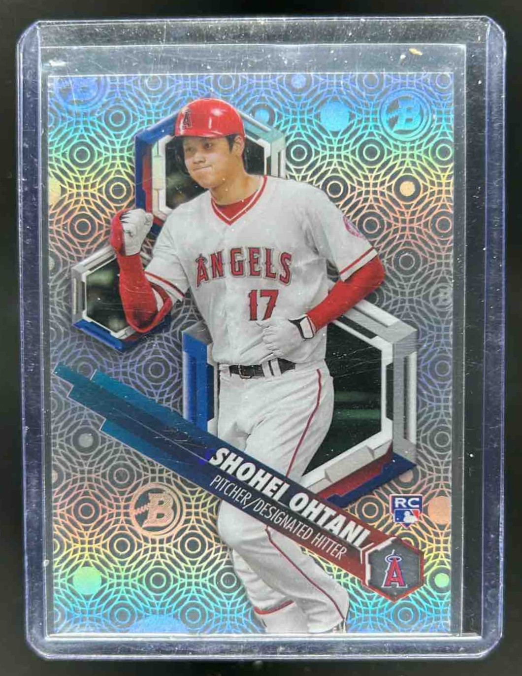 Shohei Ohtani 2018 Bowman High Tek Rookies Pattern 7