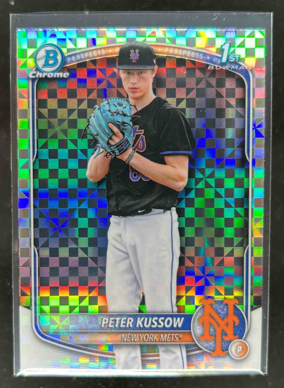 Card image for Peter Kussow 2025 Bowman Draft Chrome X-Fractor