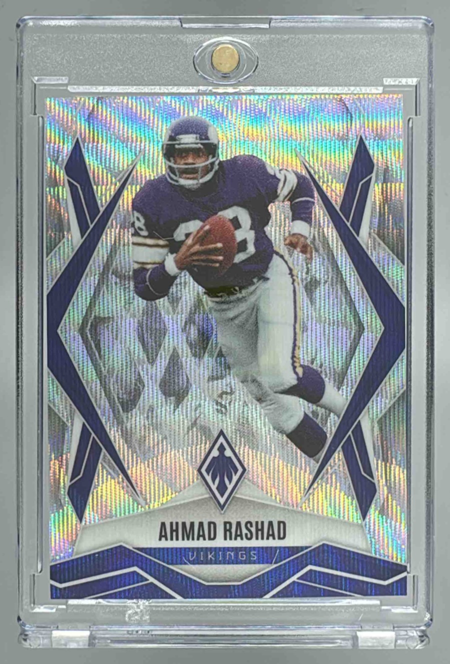 Card image for 2025 Panini Football Phoenix Ahmad Rashad Wave /199 #50 Minnesota Vikings