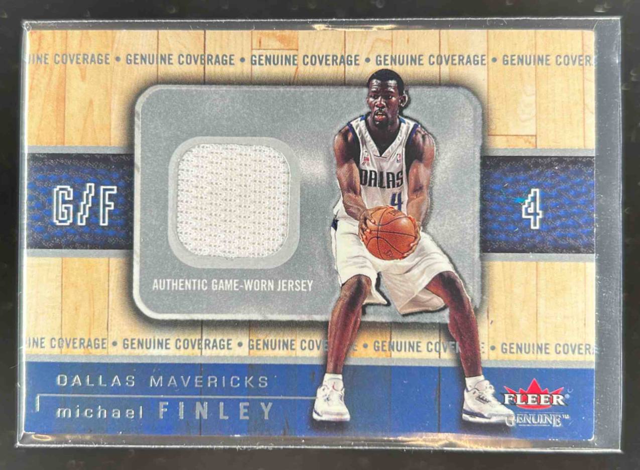 Card image for 2002-03 FLEER GENUINE MICHAEL FINLEY COVERAGE #NNO BOSTON CELTICS