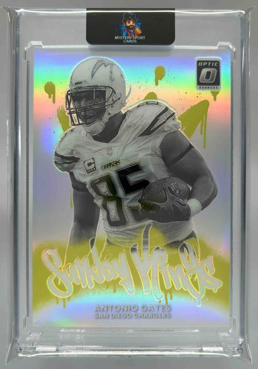 Card image for 2025 Panini Donruss Optic Antonio Gates Sunday Kings #28 Chargers