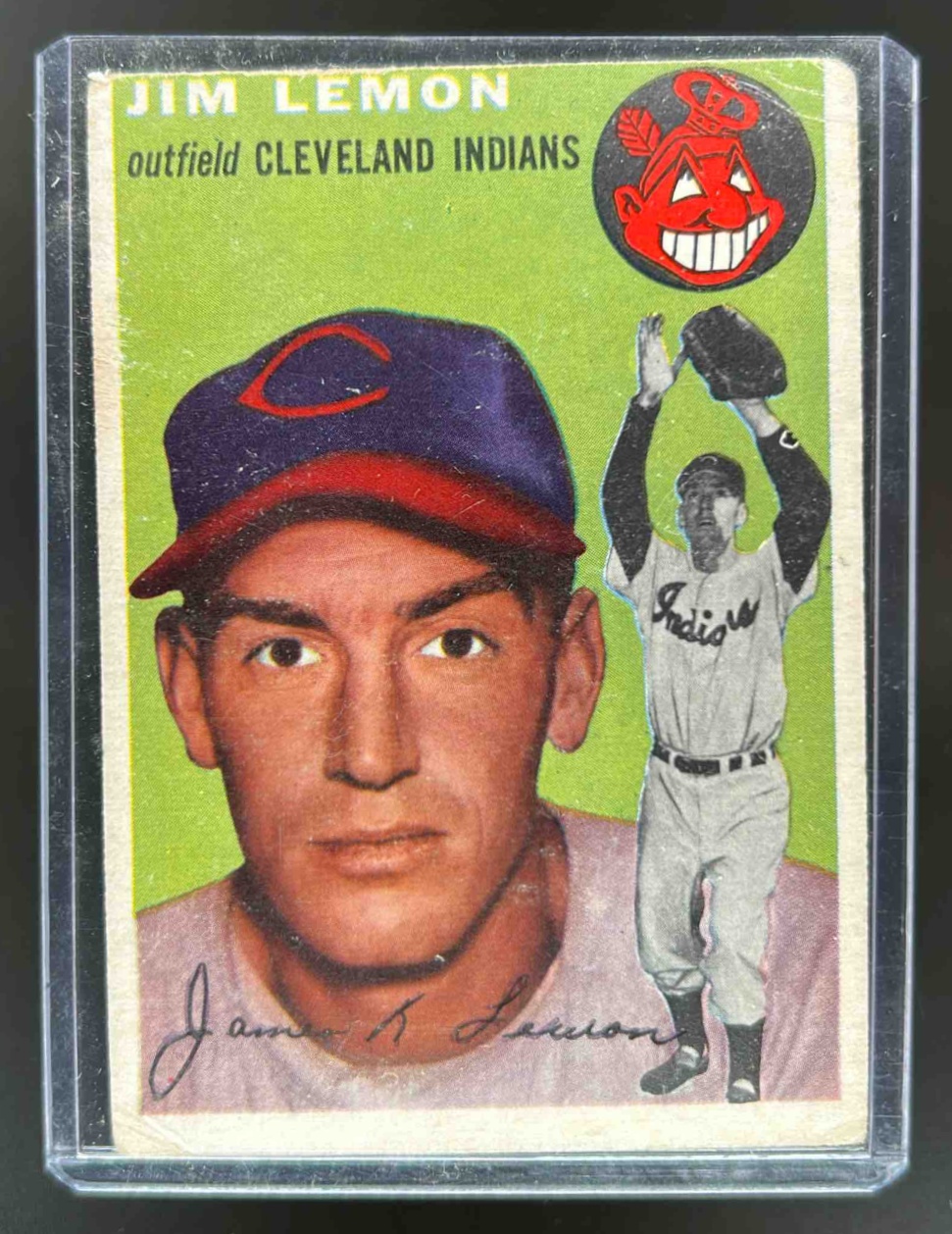 Card image for 1954 TOPPS BASEBALL JIM LEMON #103 RC