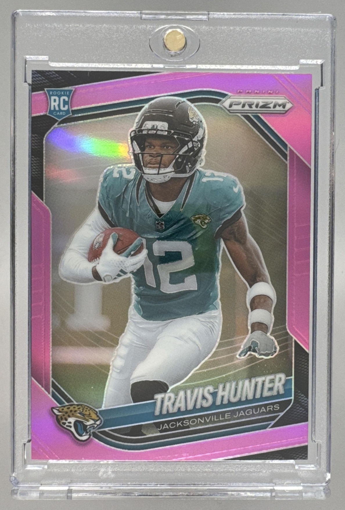 Card image for 2025 Panini Football Prizm Travis Hunter #301 RC Jacksonville Jaguars
