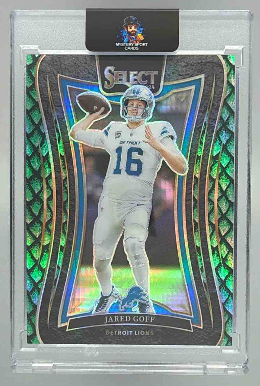 Card image for 2025 Panini Football Select Jared Goff Concourse #69 Detroit Lions