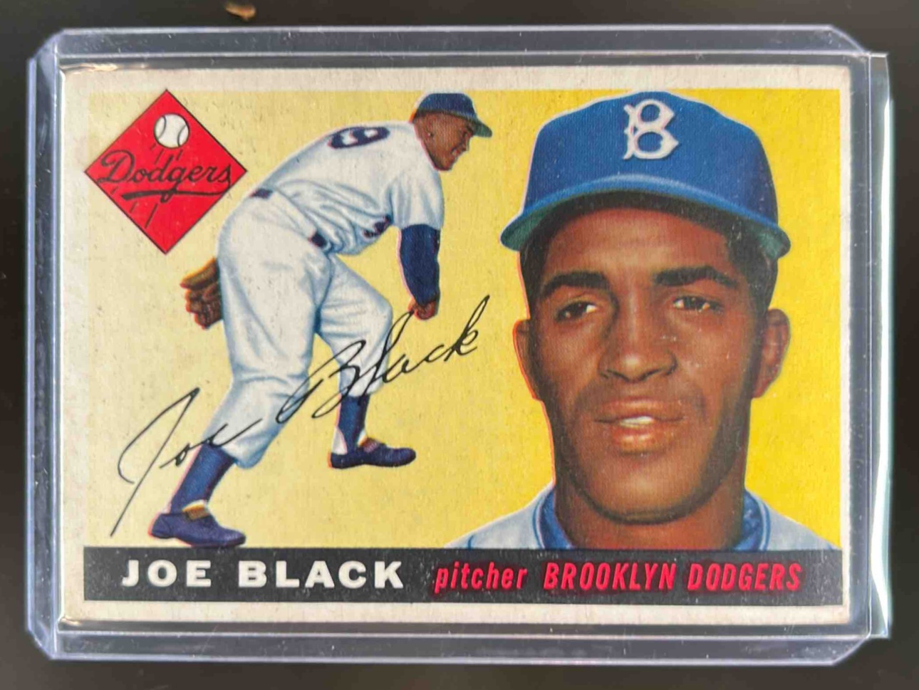 Card image for 1955 TOPPS BASEBALL JOE BLACK #156