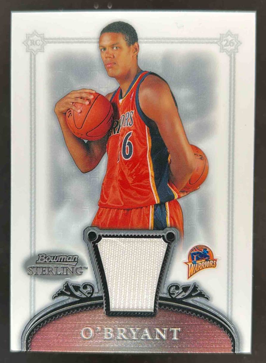Card image for 2006-07 BOWMAN STERLING PATRICK O'BRYANT #66 MEM RC ROOKIE GOLDEN STATE WARRIORS
