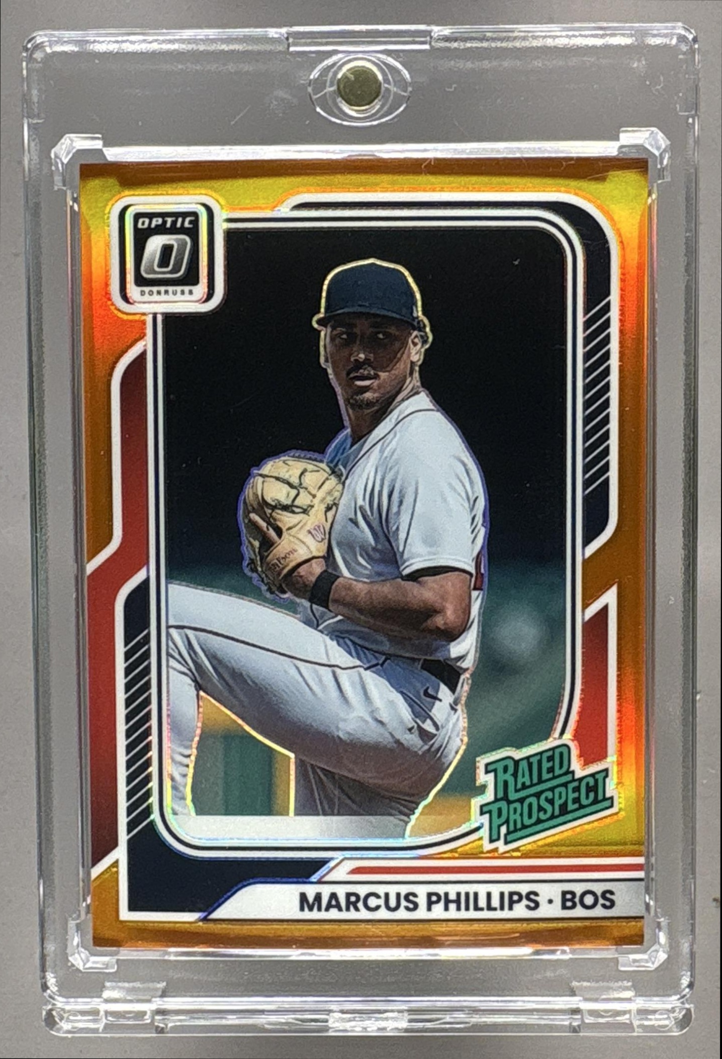 2026 PANINI DONRUSS MARCUS PHILLIPS #186 RATED PROSPECTS OPTIC ORANGE /199