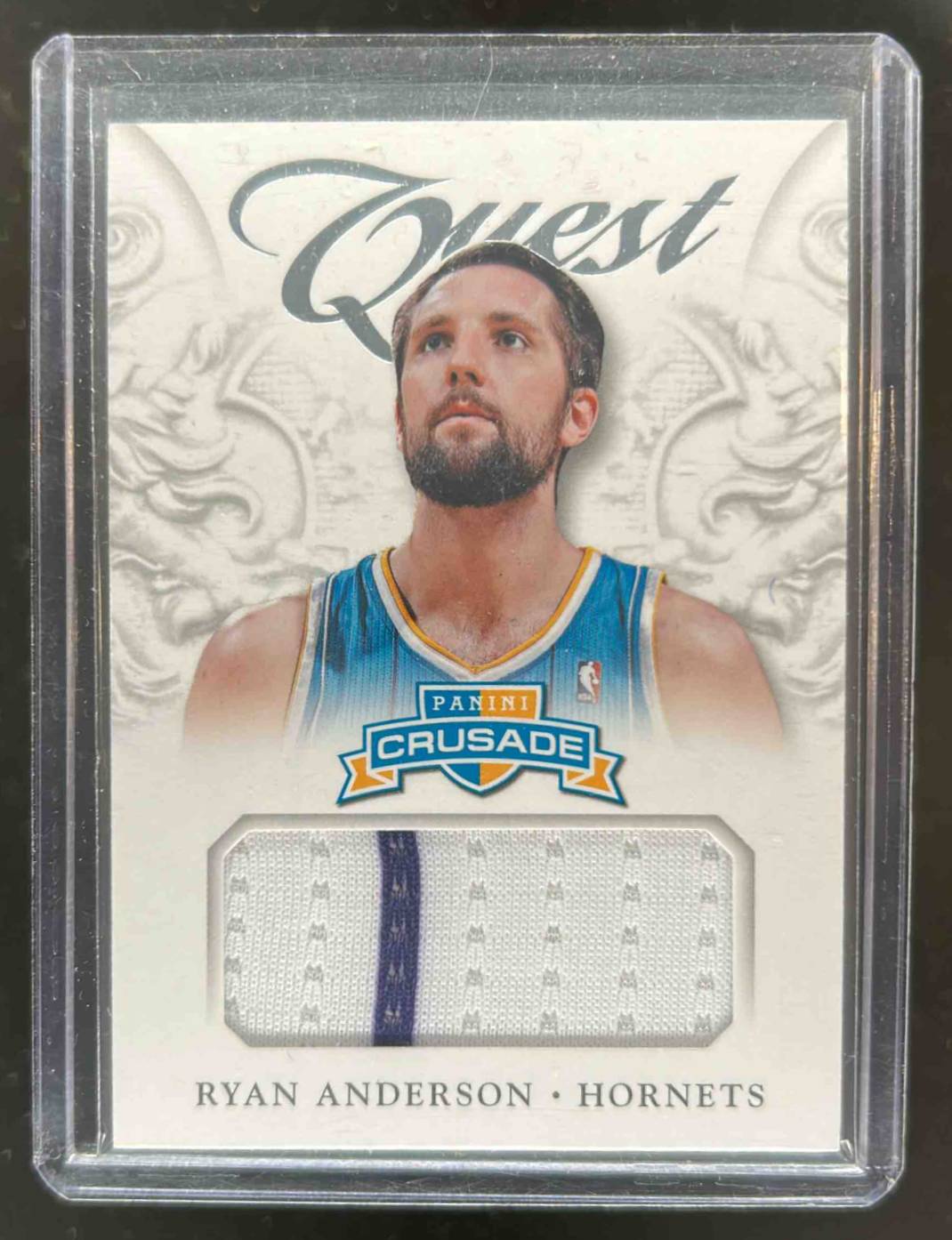 Card image for 2012-13 PANINI CRUSADE RYAN ANDERSON QUEST MEMORABILIA #29