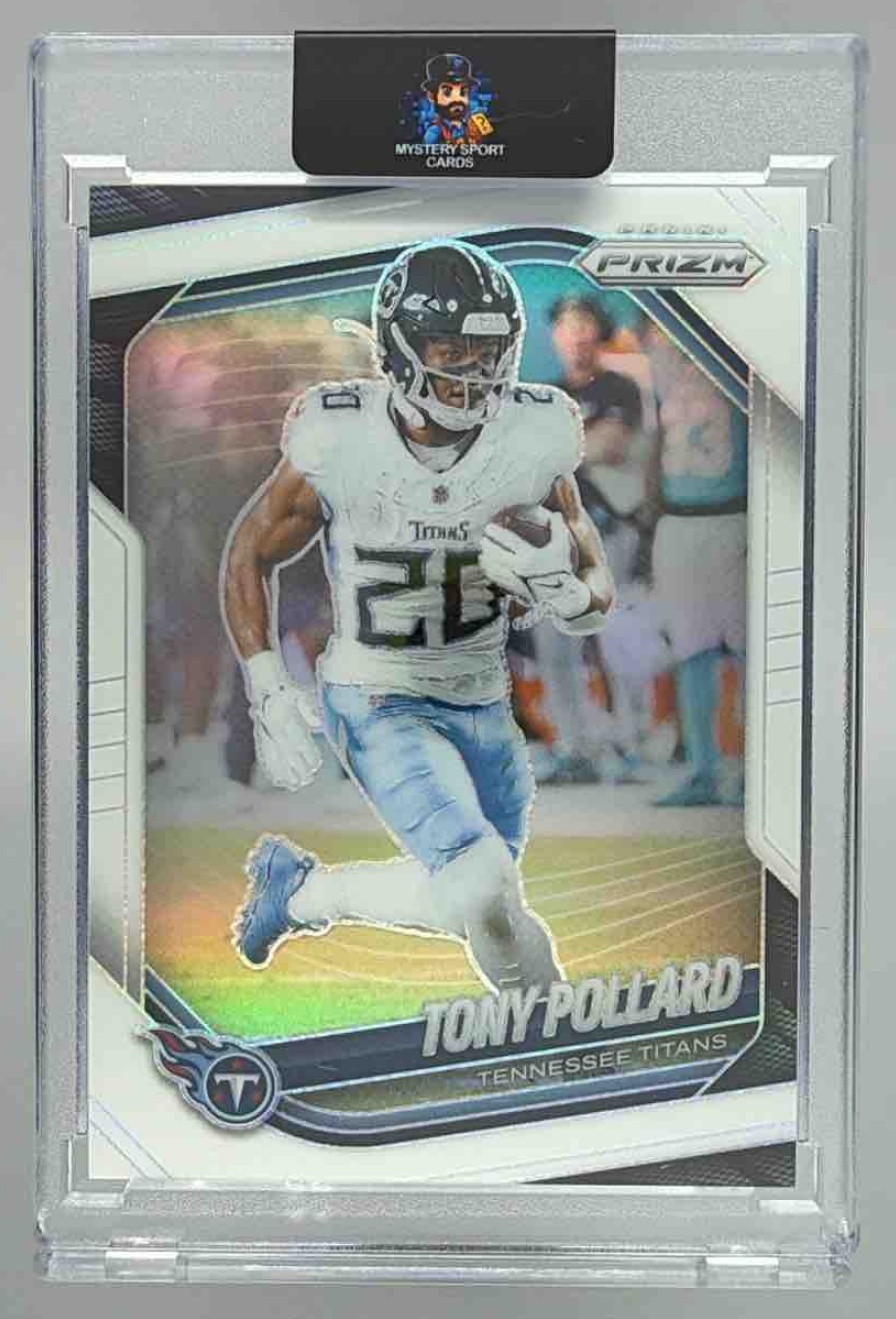 Card image for 2025 Panini Football Prizm Tony Pollard #232 Tennessee Titans