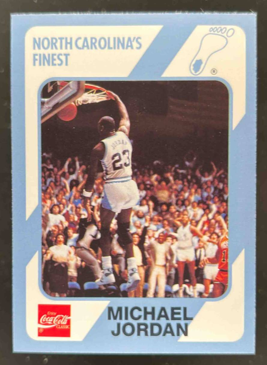 Card image for 1989 Collegiate Collection North Carolina's Finest Michael Jordan #16