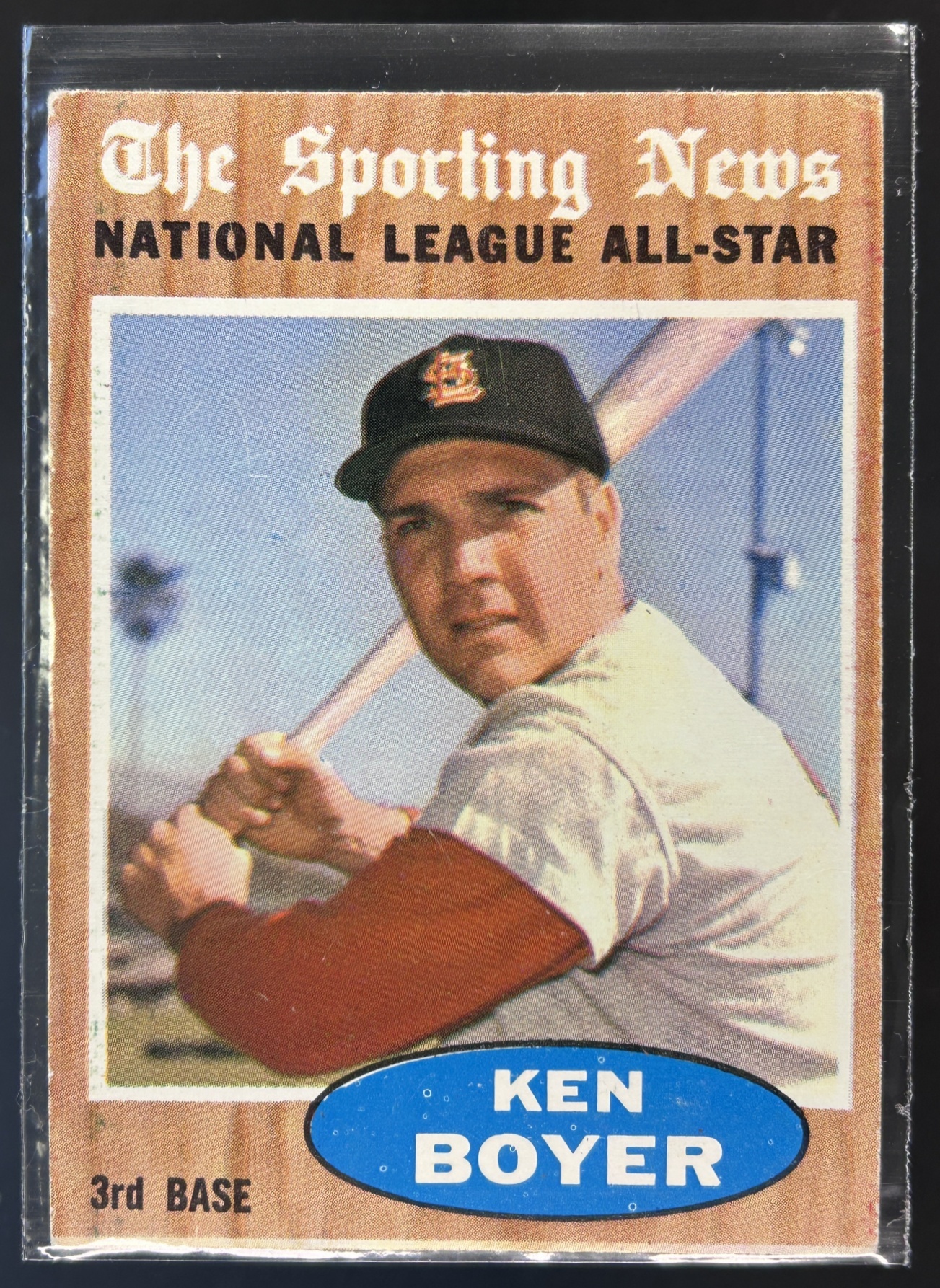 Card image for 1962 TOPPS KEN BOYER #392 UER ALL-STAR ST. LOUIS CARDINALS