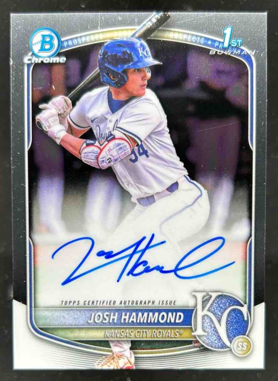 Card image for Josh Hammond 2025 Bowman Draft Chrome Prospect Auto