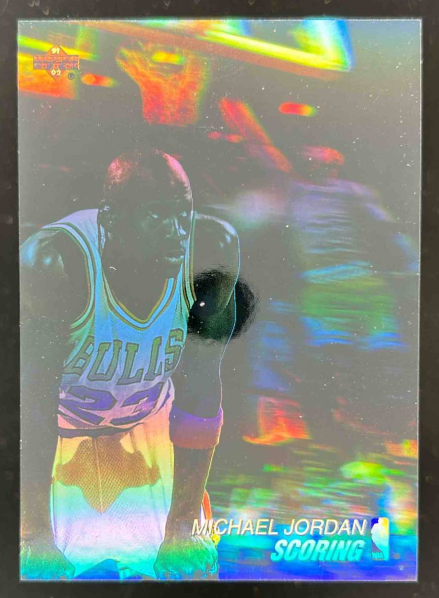 Card image for 1991-92 UPPER DECK MICHAEL JORDAN AWARD WINNER HOLOGRAMS #AW1 CHICAGO BULLS
