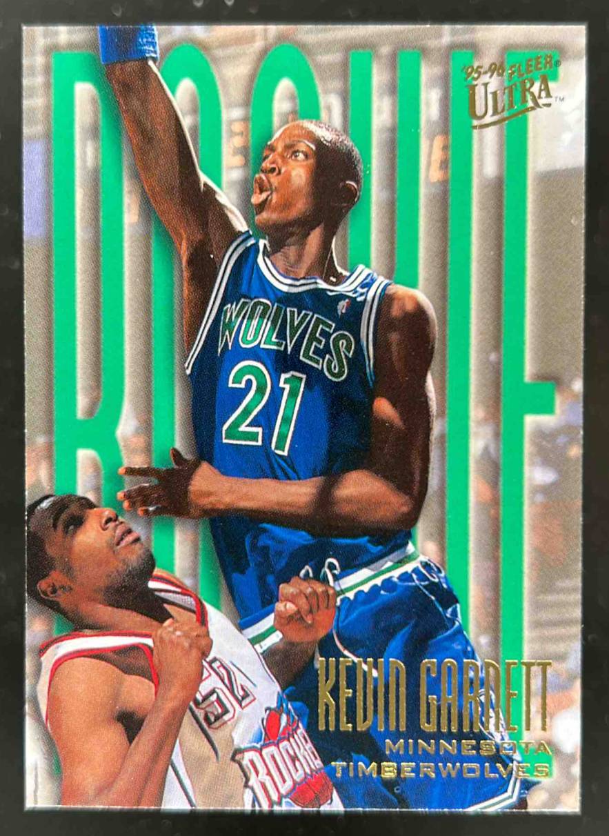 Card image for 1995-96 FLEER ULTRA KEVIN GARNETT #274 RC ROOKIE MINNESOTA TIMBERWOLVES