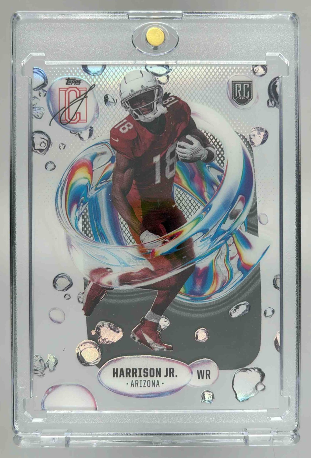 Card image for 2024 Topps Signature Class Marvin Harrison Jr. Fluidity #F-13 RC Cardinals