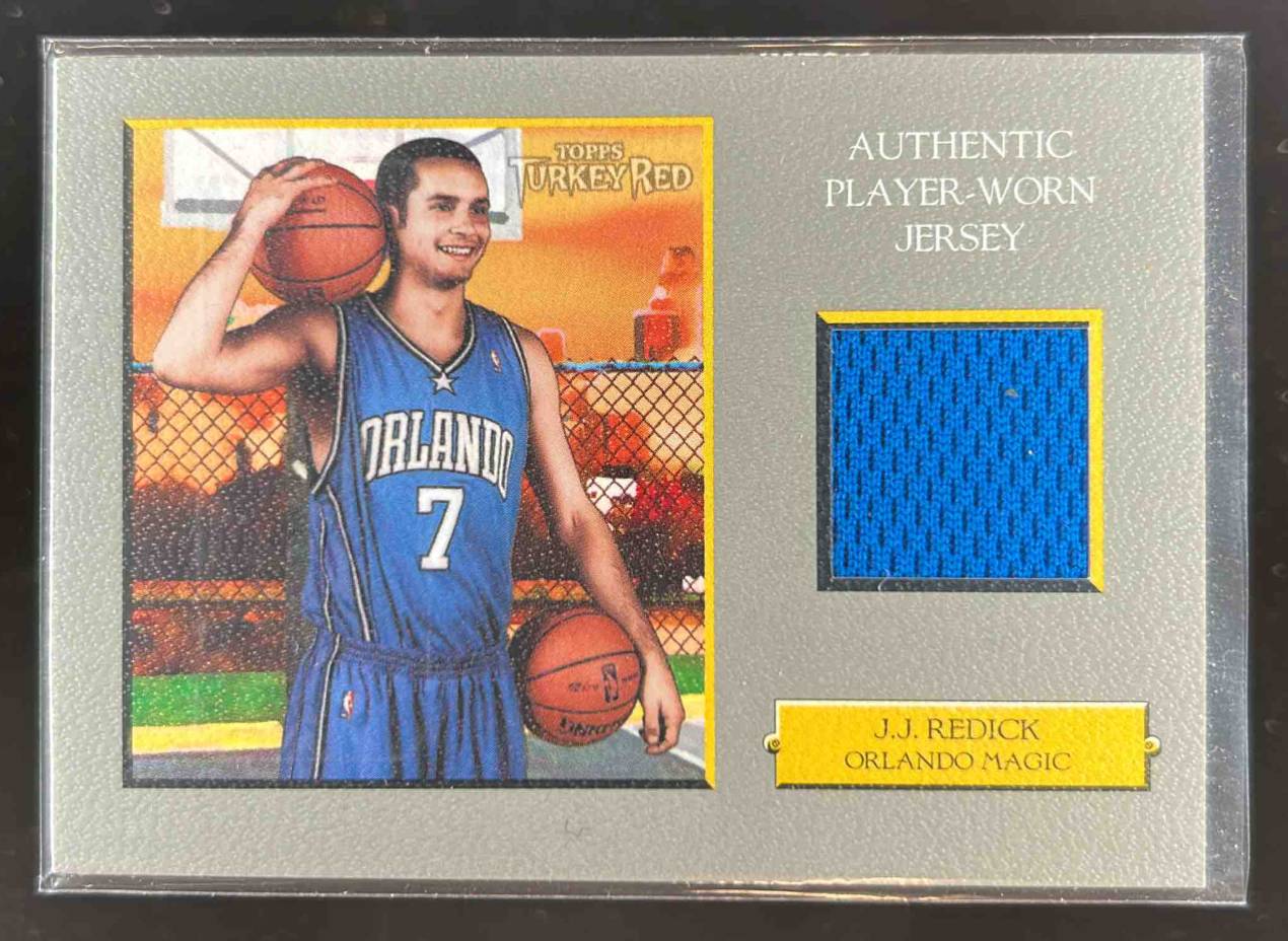Card image for 2006-07 TOPPS TURKEY RED J.J. REDICK RELICS #TRR-JJR RC ROOKIE ORLANDO MAGIC