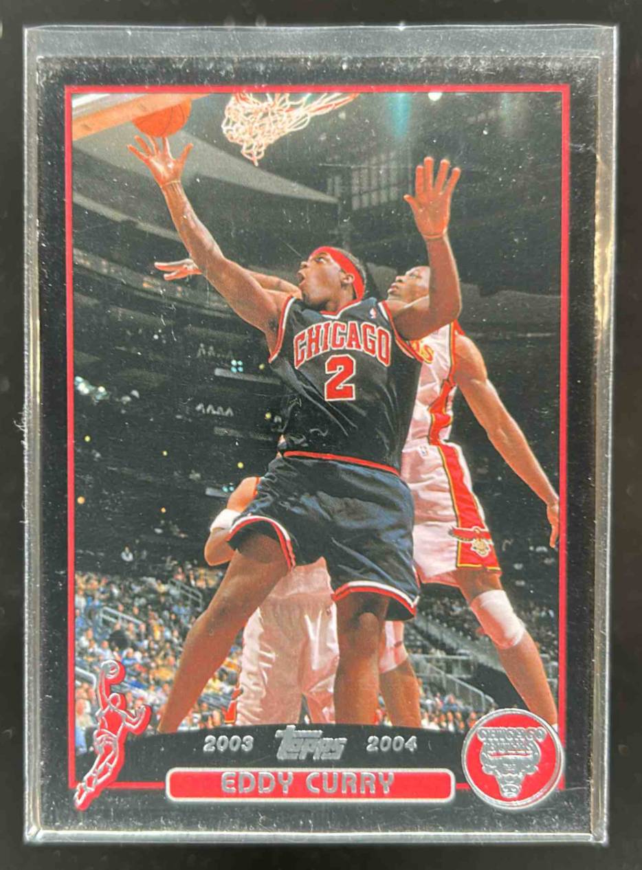 Card image for 2003-04 TOPPS EDDY CURRY BLACK /500 #218 CHICAGO BULLS