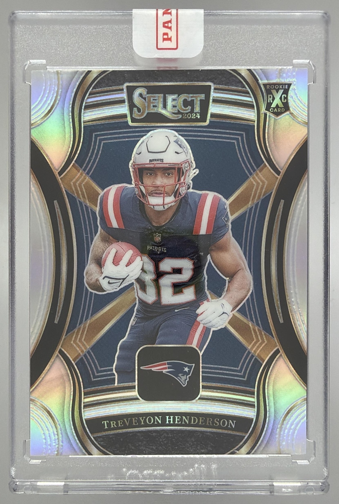 Card image for 2024 Panini Select TreVeyon Henderson 2025 XRC #509 Patriots