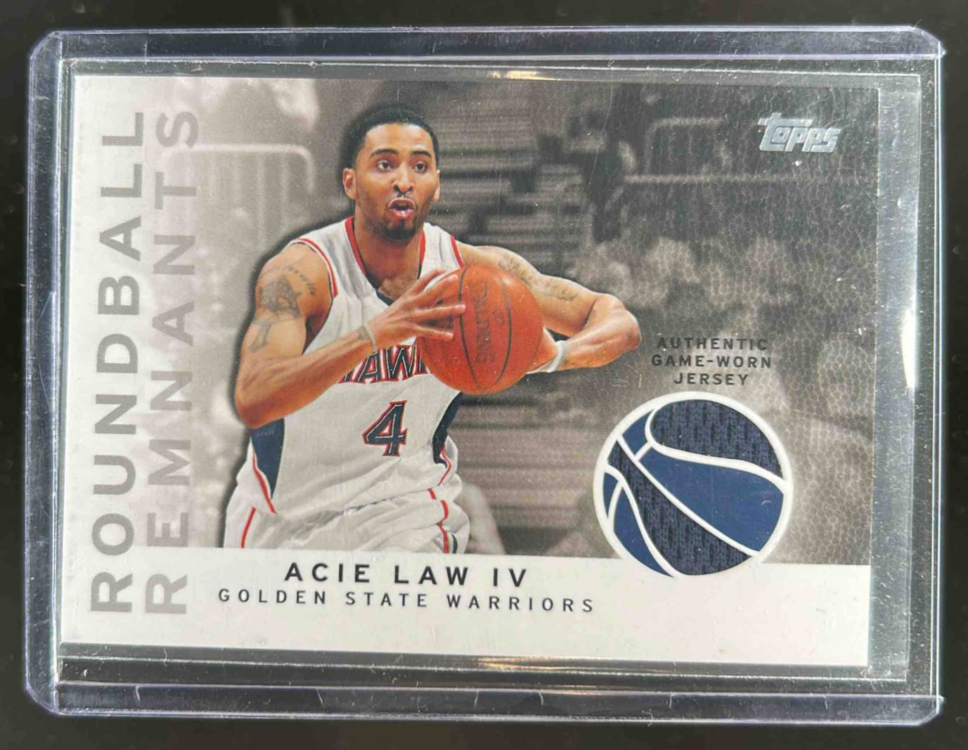 Card image for 2009-10 TOPPS ACIE LAW IV ROUNDBALL REMNANTS #RR-AL GOLDEN STATE WARRIORS