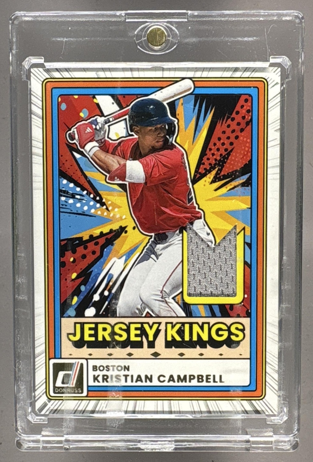 2026 PANINI DONRUSS KRISTIAN CAMPBELL #JK-KC JERSEY KINGS BLUE ICE PATCH RED SOX