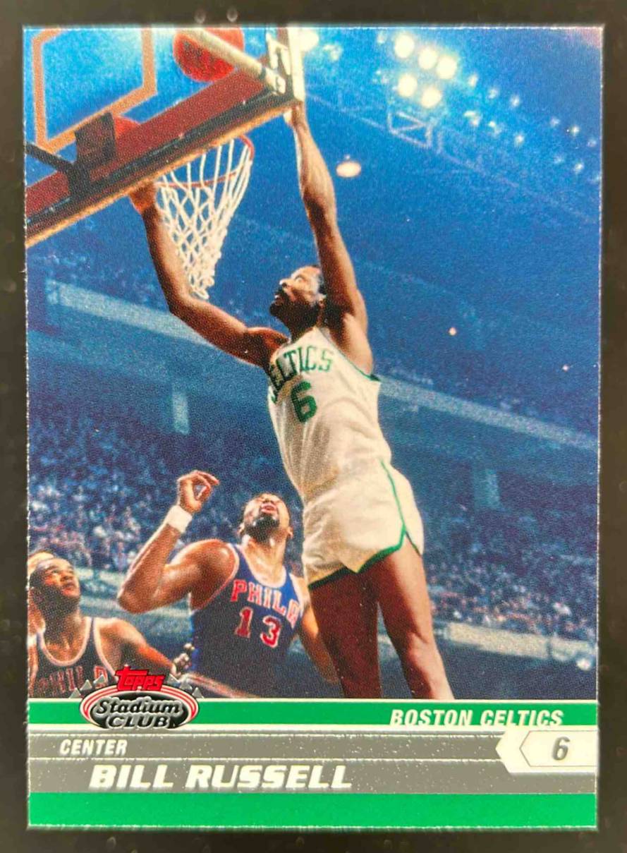 Card image for 2007-08 TOPPS STADIUM CLUB BILL RUSSELL #88 BOSTON CELTICS