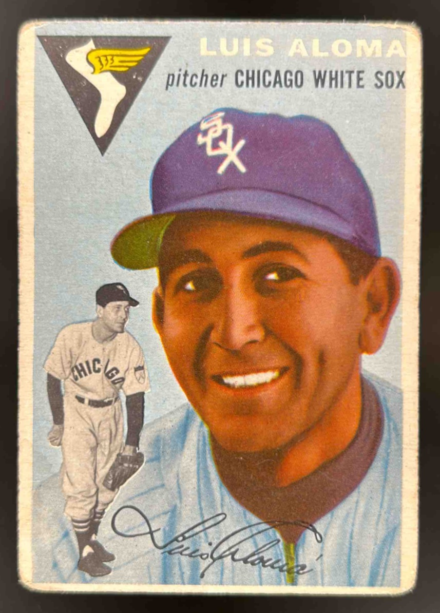 Card image for 1954 TOPPS BASEBALL LUIS ALOMA #57 CHICAGO WHITE SOX