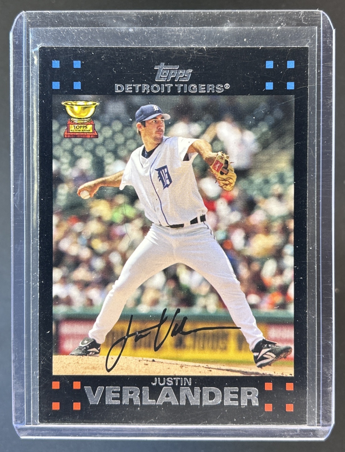 Card image for 2007 TOPPS JUSTIN VERLANDER #160 ALL-STAR DETROIT TIGERS ROOKIE GOLD CUP