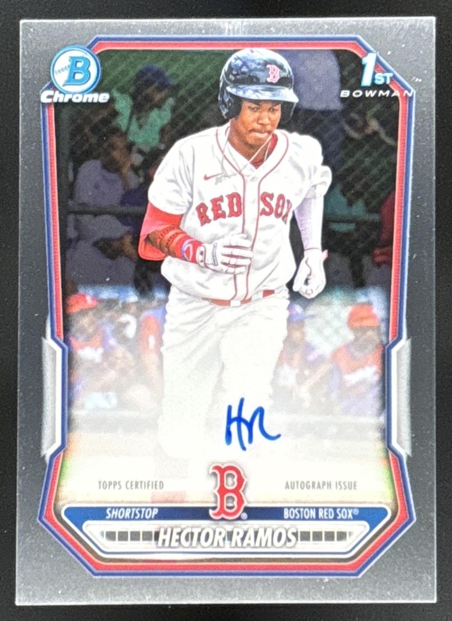 Card image for Hector Ramos 2026 Bowman Chrome Prospect Auto Boston Red Sox