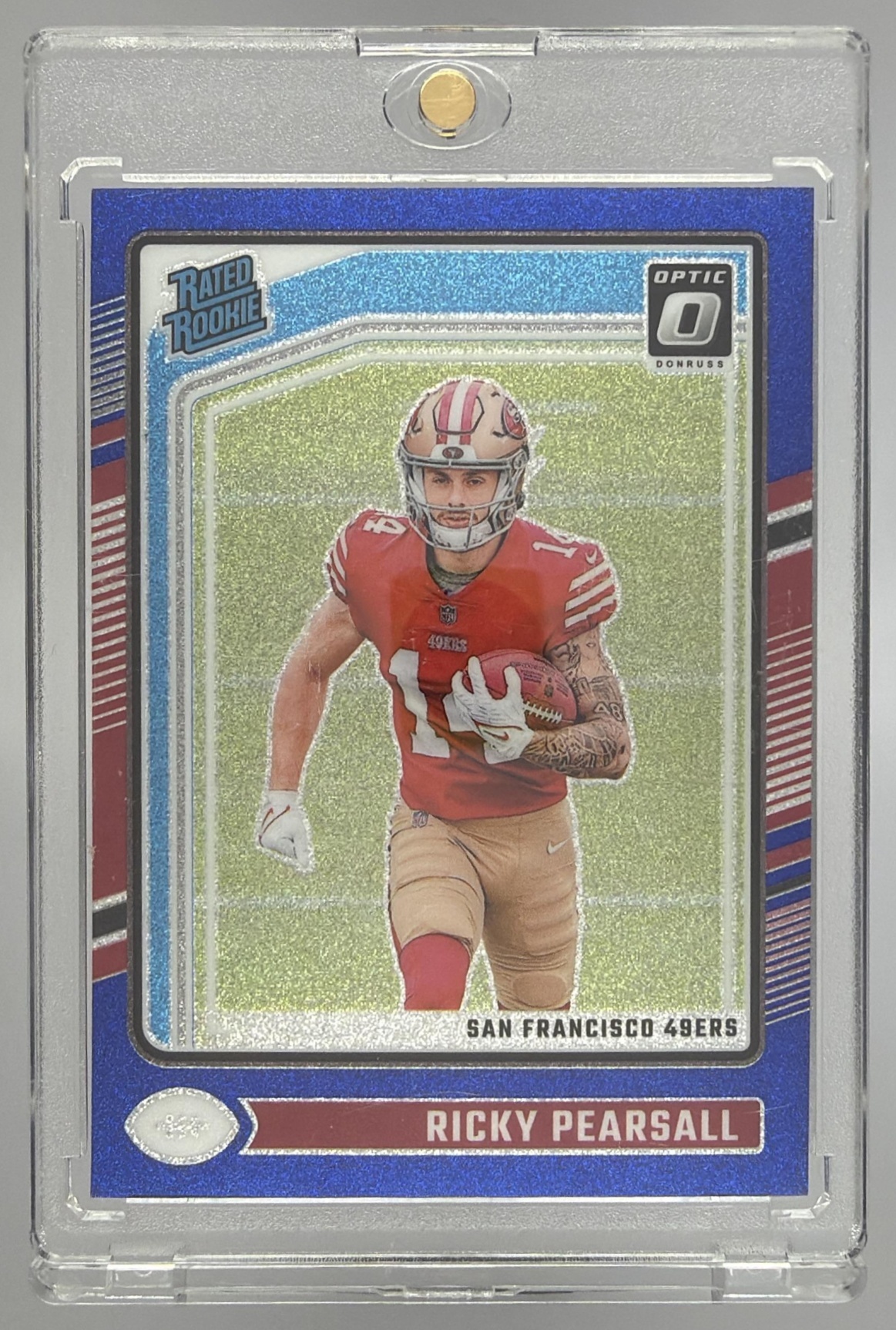Card image for 2024 Panini Donruss Optic Ricky Pearsall #284 Rated Rookie 49ers