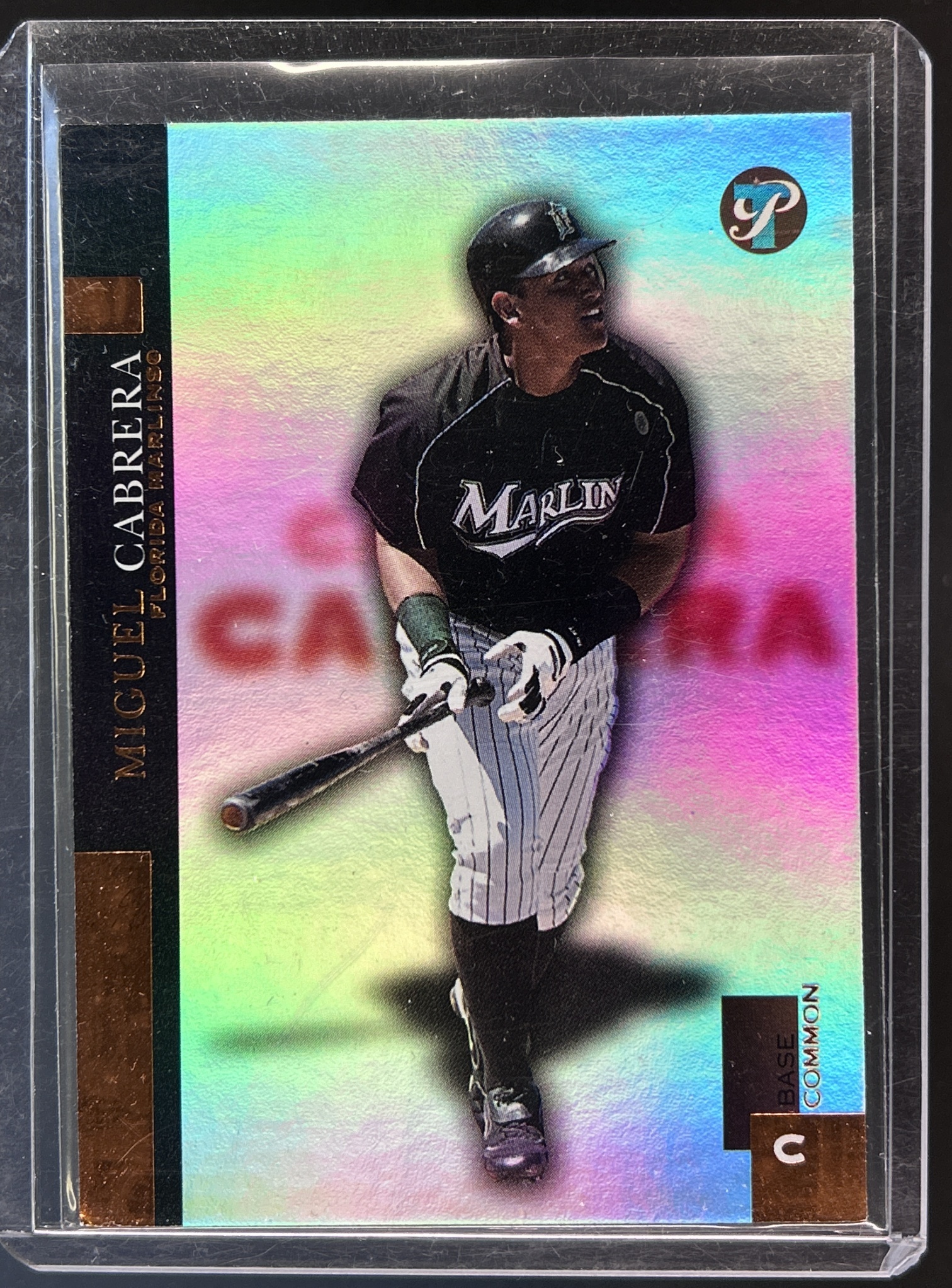 Card image for 2005 TOPPS PRISTINE MIGUEL CABRERA #94 UNCIRCULATED BRONZE 332/375