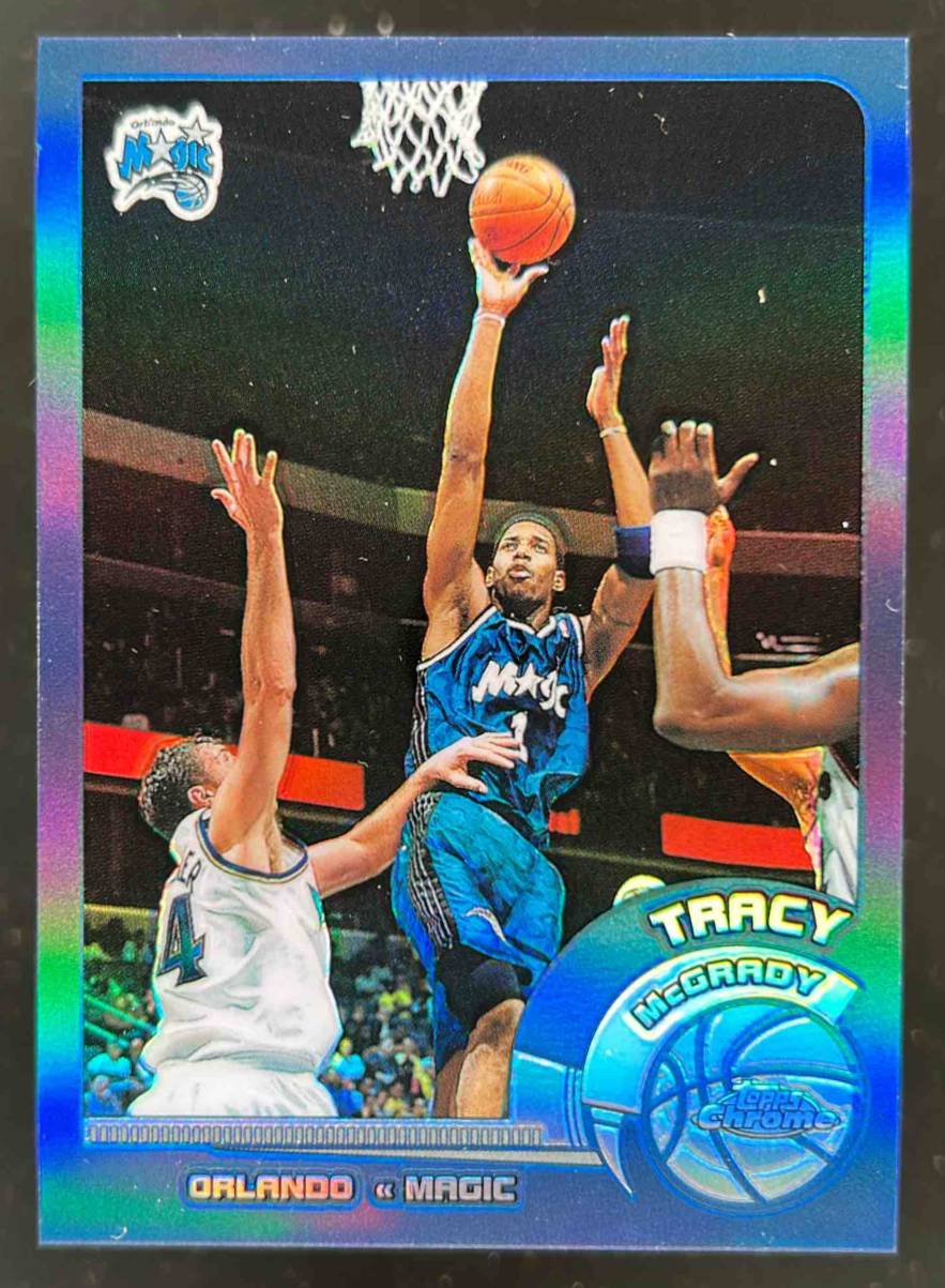 Card image for 2002-03 TOPPS CHROME TRACY MCGRADY REFRACTOR #35 ORLANDO MAGIC