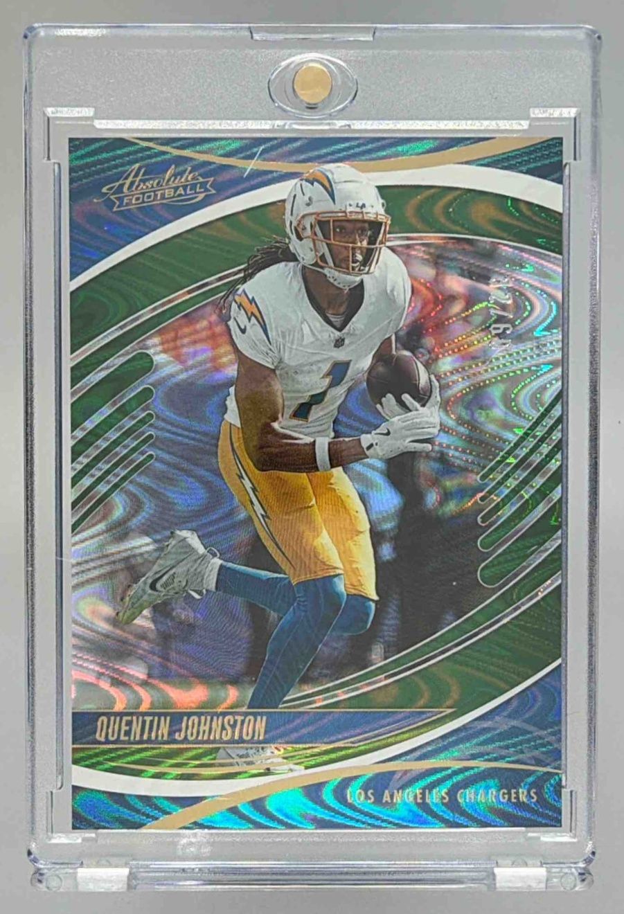 Card image for 2025 Panini Football Absolute Quentin Johnston #32 Los Angeles Chargers