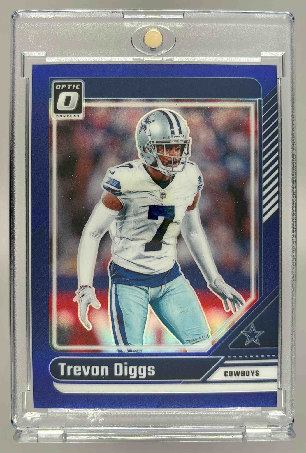 Card image for 2024 Panini Football Donruss Optic Trevon Diggs Blue /199 #55 Dallas Cowboys
