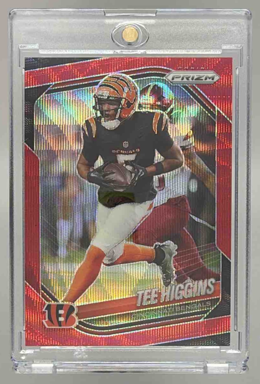 Card image for 2025 Panini Football Prizm Tee Higgins #13 Cincinnati Bengals