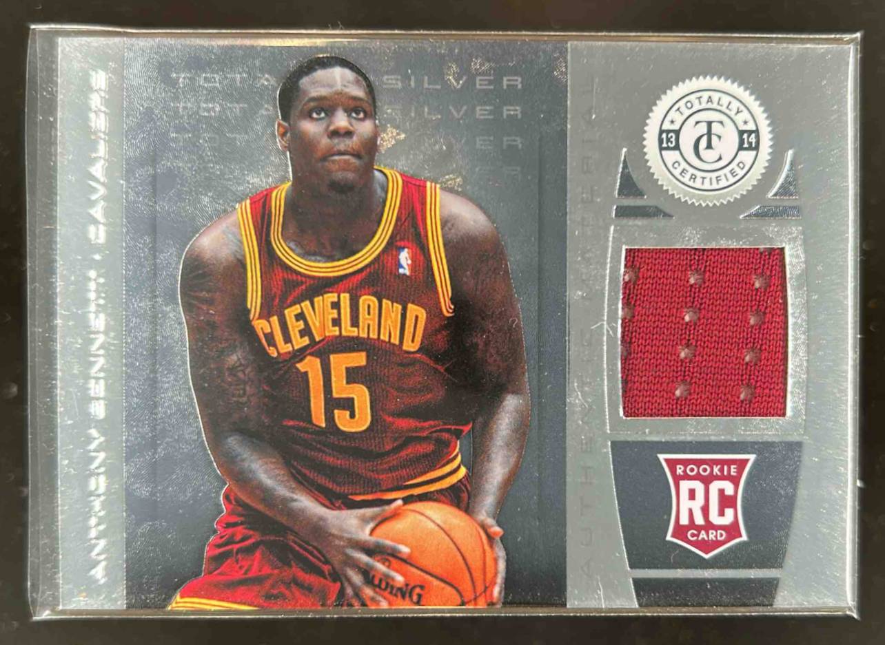 Card image for 2013-14 Panini Totally Certified Anthony Bennett Materials #185 RC Rookie