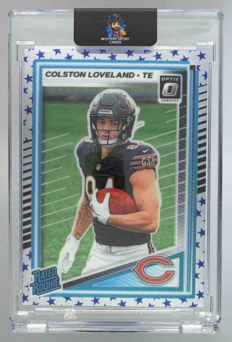 Card image for 2025 Panini Donruss Optic Colston Loveland Rated Rookie #204 Bears