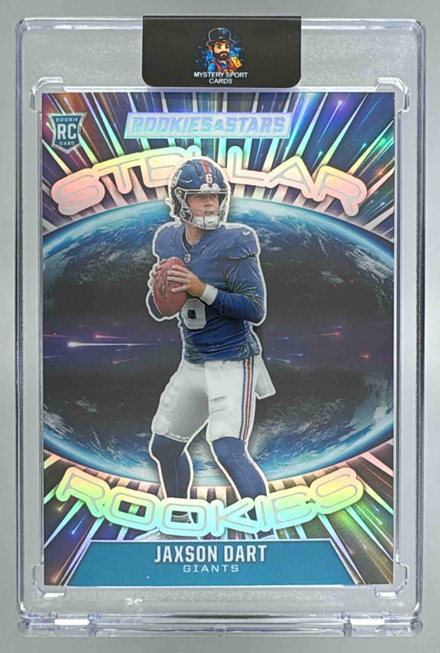 Card image for 2025 Panini Rookies & Stars Jaxson Dart Rookie Exclusive #10 RC Giants