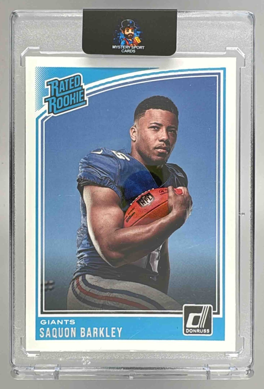 Card image for 2018 Panini Football Donruss Saquon Barkley #306 RC New York Giants