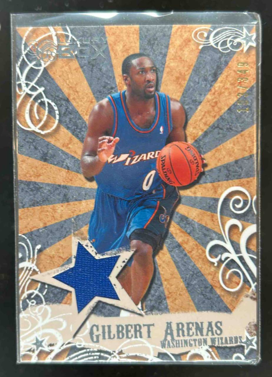 Card image for 2006-07 Topps Luxury Box Gilbert Arenas Mezzanine Relics /349 #MR-GA