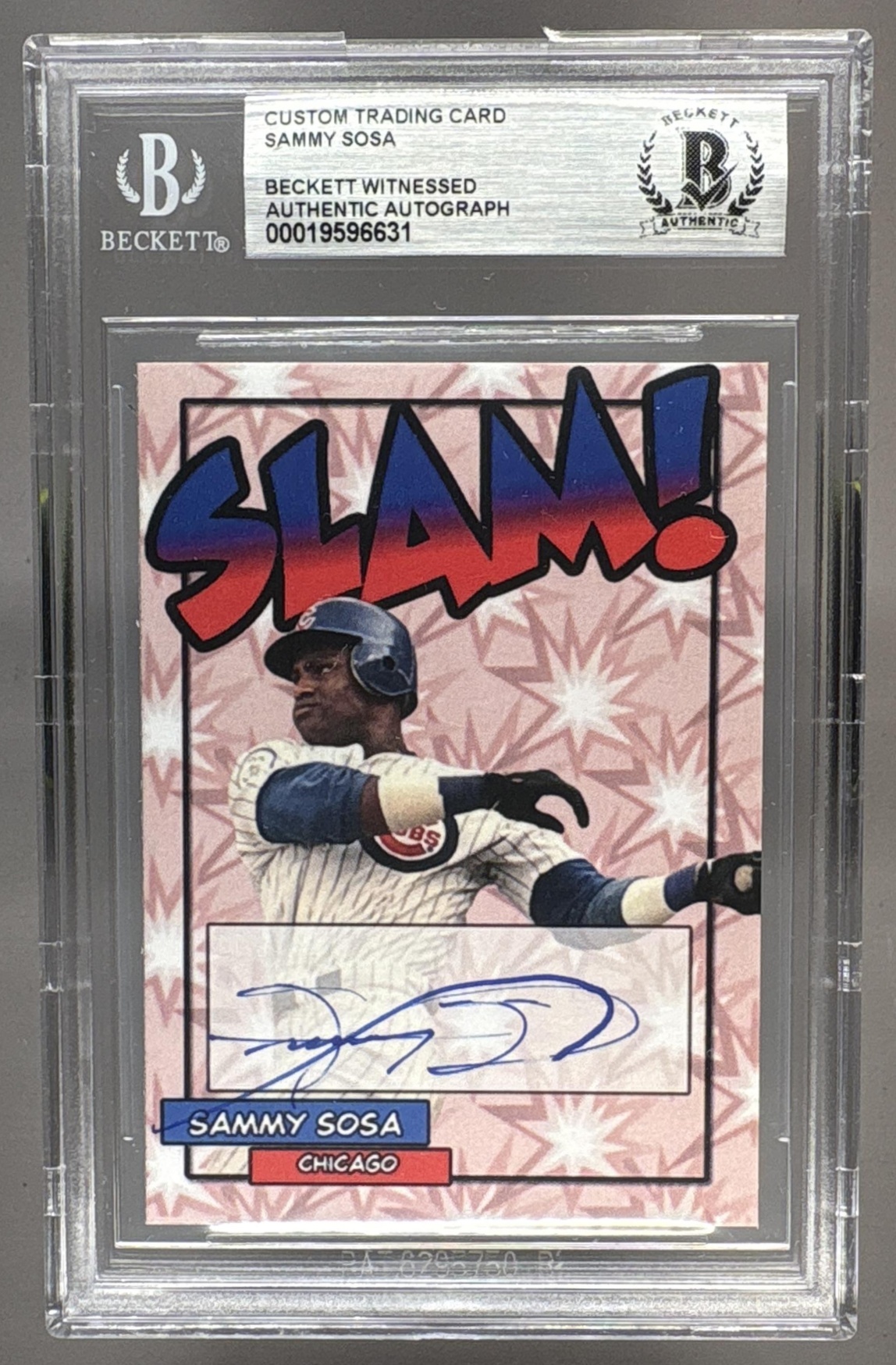 SAMMY SOSA BGS AUTHENTIC AUTO