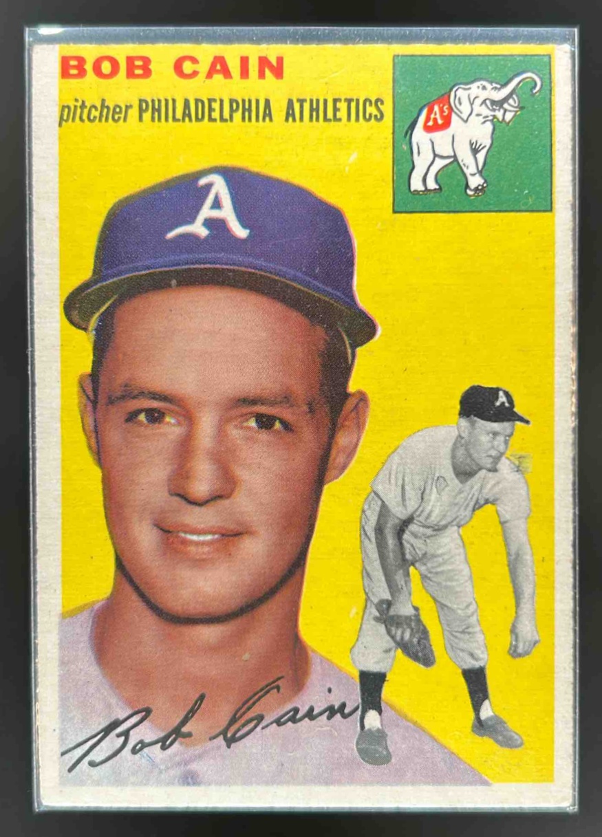 Card image for 1954 TOPPS BASEBALL BOB CAIN #61