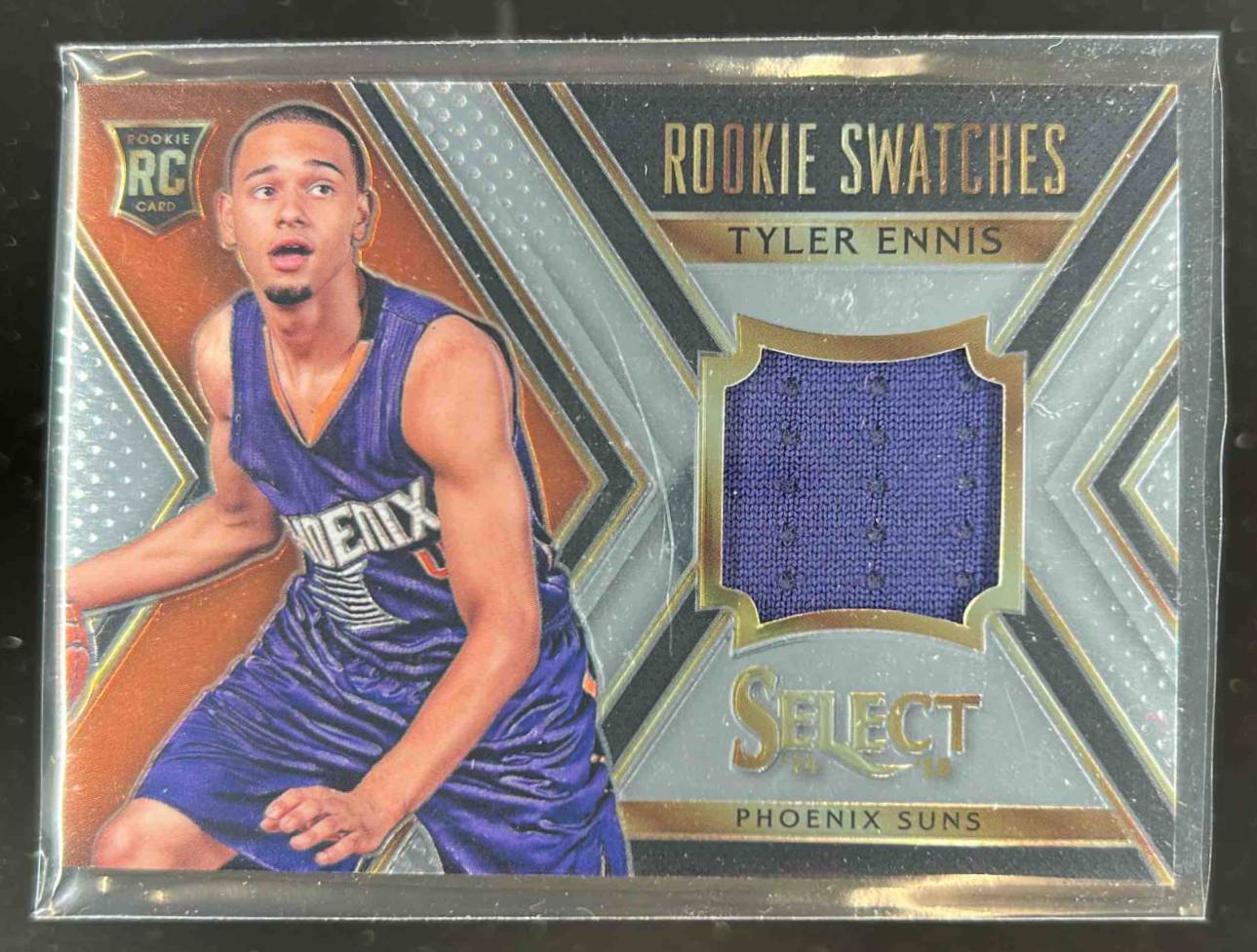Card image for 2014-15 PANINI SELECT TYLER ENNIS ROOKIE SWATCHES /199 #20 RC PHOENIX SUNS