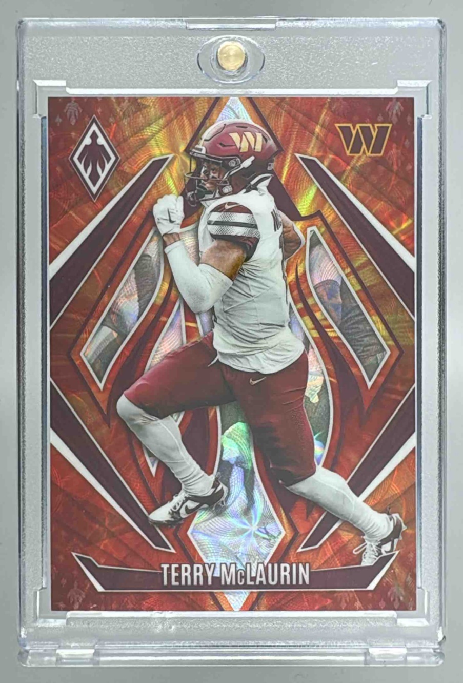 Card image for 2024 Panini Phoenix Terry McLaurin FireBurst /350 #132 Commanders
